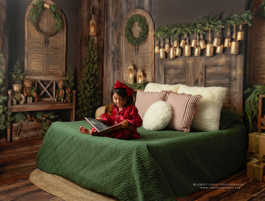 Rustic Christmas Charm Headboard - Room