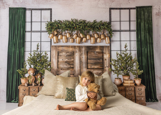 Rustic Holiday Melody Headboard
