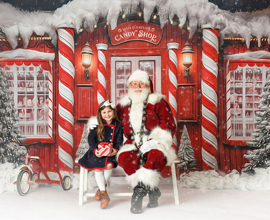 Santa Claus Lane Candy Shop - With Sweep Option