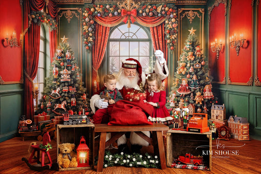 Santa's Storybook Room - with Sweep Option