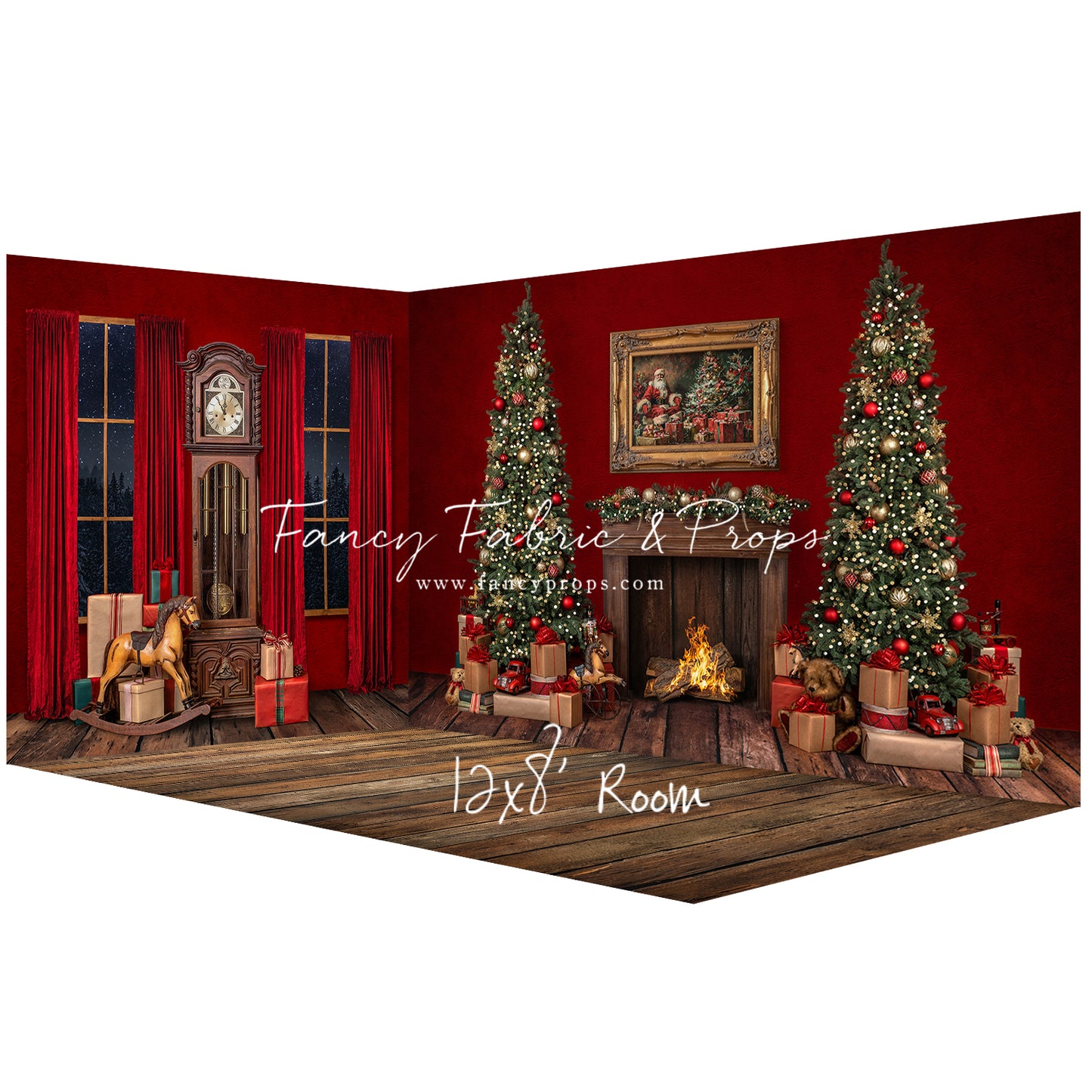 Santa's Fireside Mantle - Room