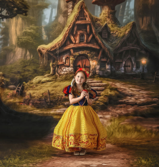 Seven Dwarfs' Cottage- With Sweep Option