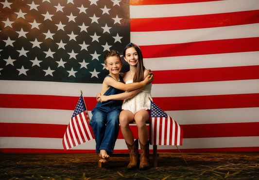 Stars & Stripes Sunset - With Sweep Option