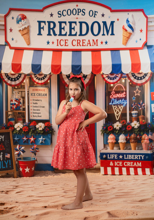 Sweet Liberty Ice Cream - With Sweep Option