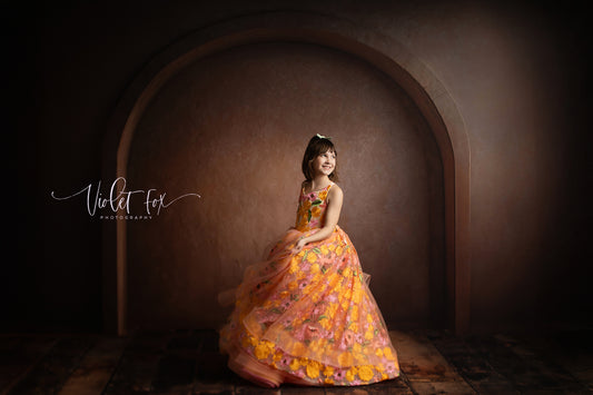 Warm Amber Alcove - No Lights - With Sweep Option