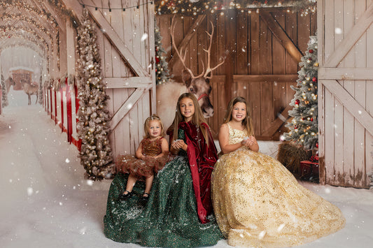 St Nick's Stable - WITH Reindeer - With Sweep Option