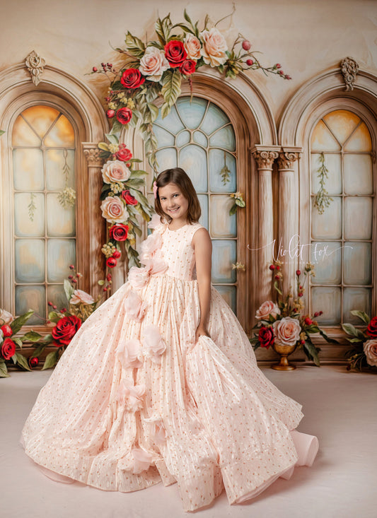 Gilded Holiday Windows - with Sweep Option