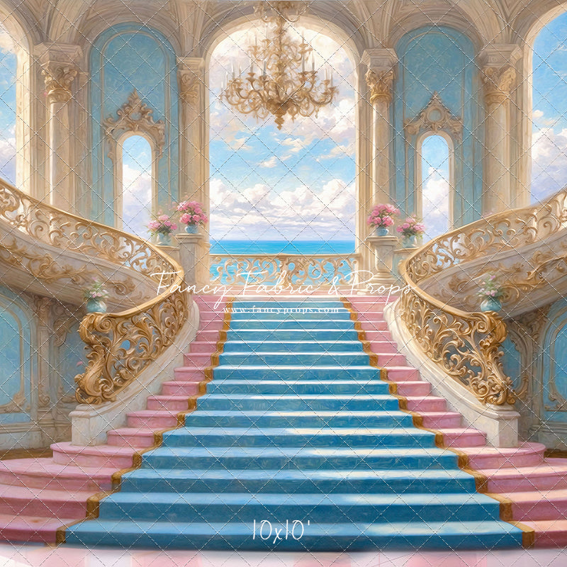 Enchanting Pastel Staircase - With Sweep Option