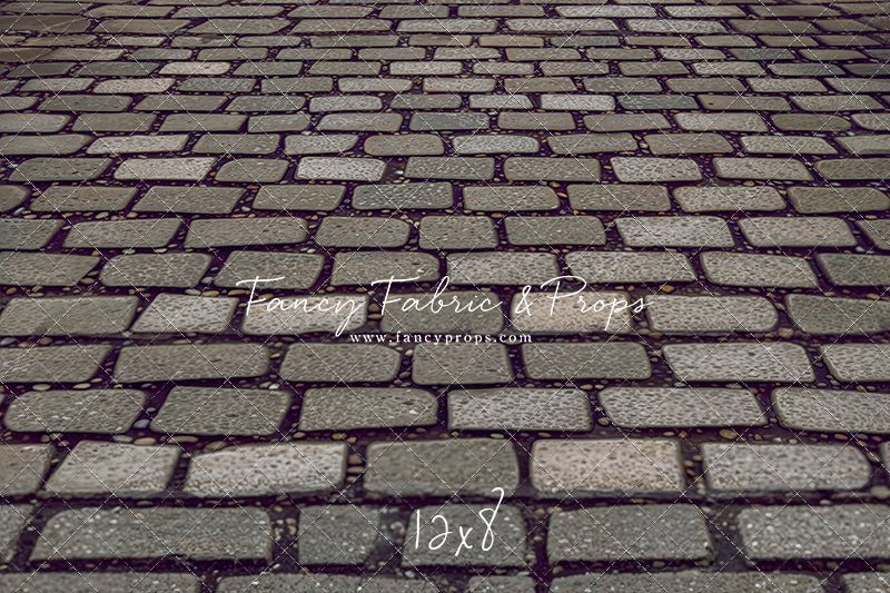 Grey Garrison Cobblestone Mat Floor