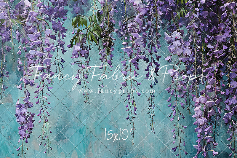 Painted Blue Wisteria