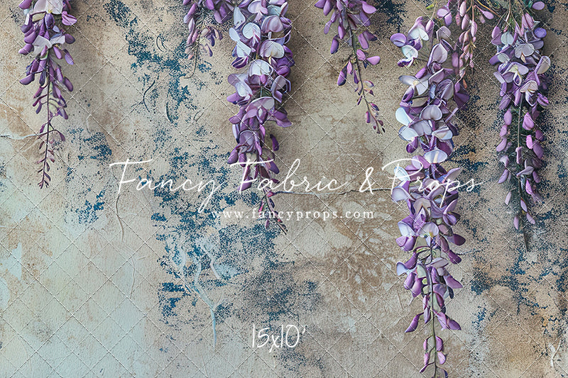 Painted Floral Lavender Wisteria