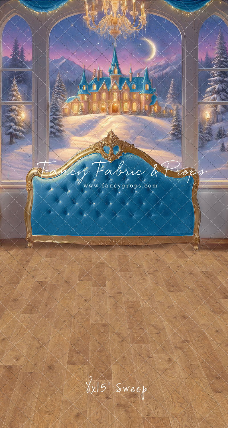Holiday Fairytale Slumber - Blue - With Sweep Option