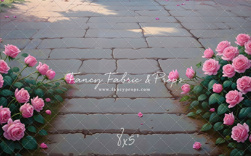 Blushing Blooms Pathway Mat Floor