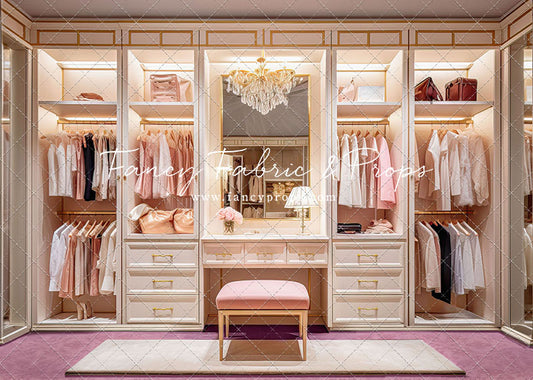 Boss Babe Closet - Pink Carpet - With Sweep Option