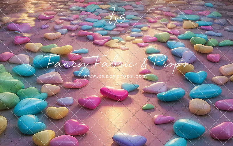 Sweet Tart Hearts Candy Mat Floor