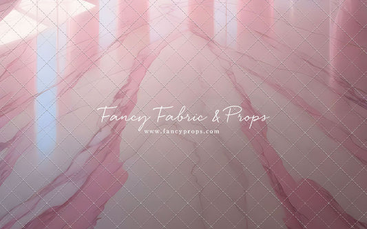 Pastel Pink Marble Mat Floor