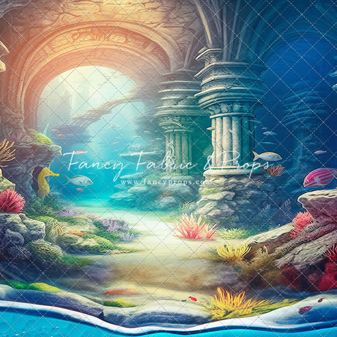 Siren Sea Life- with Fish - With Sweep Option