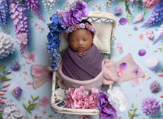 Wisteria and Wildflowers - Petite