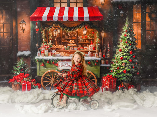 Yuletide Treats Cart - With Sweep Option