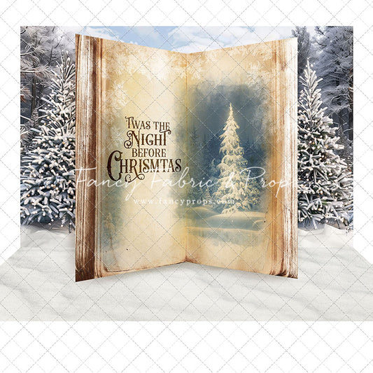 Night Before Christmas Book Set - 2pk Slimline Drops For OG Fancy Lite System - Slimline Panels