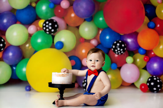 Primary Polka Dot Balloon Wall