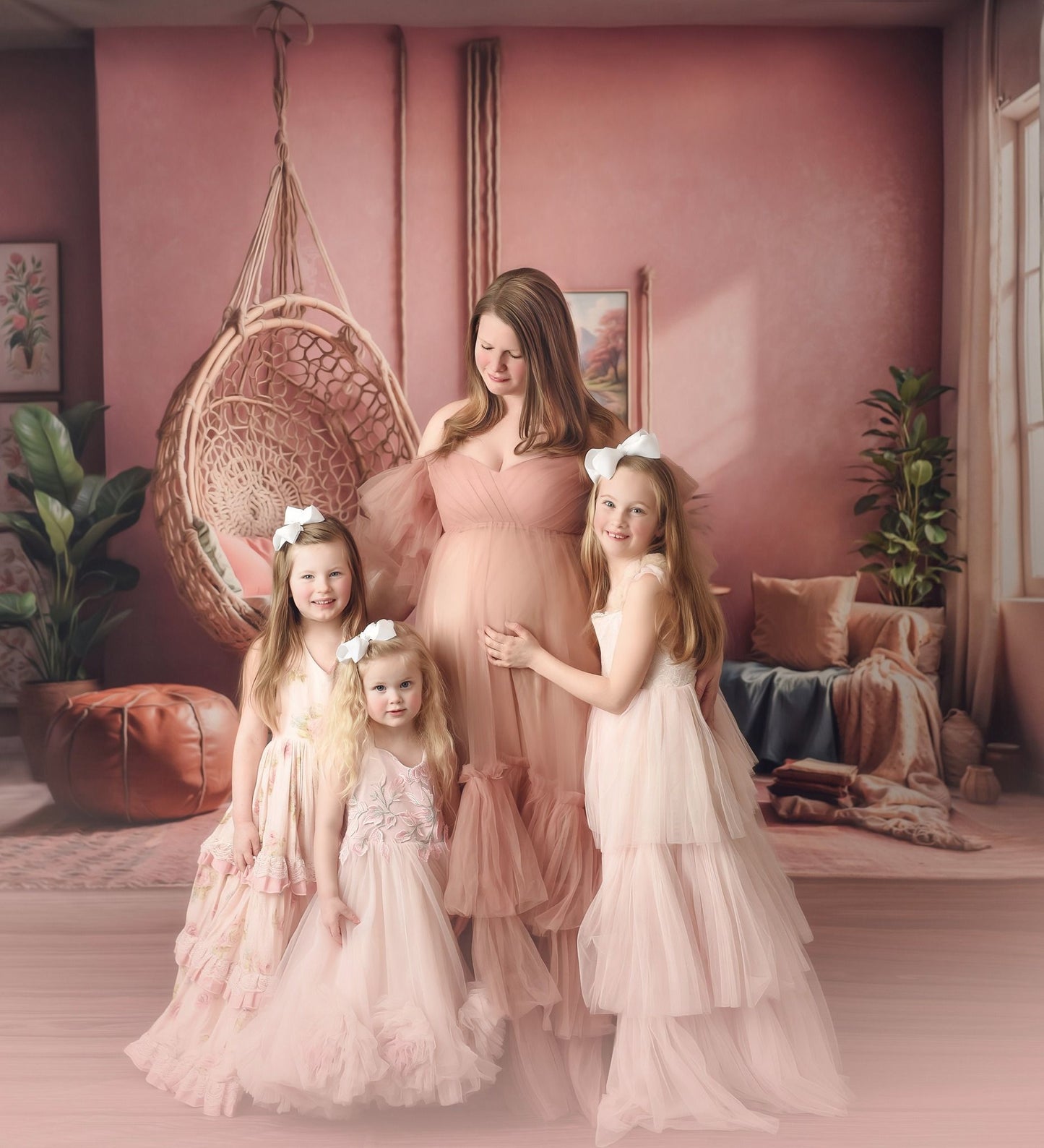 Blushing Serenity Room - With Sweep Option