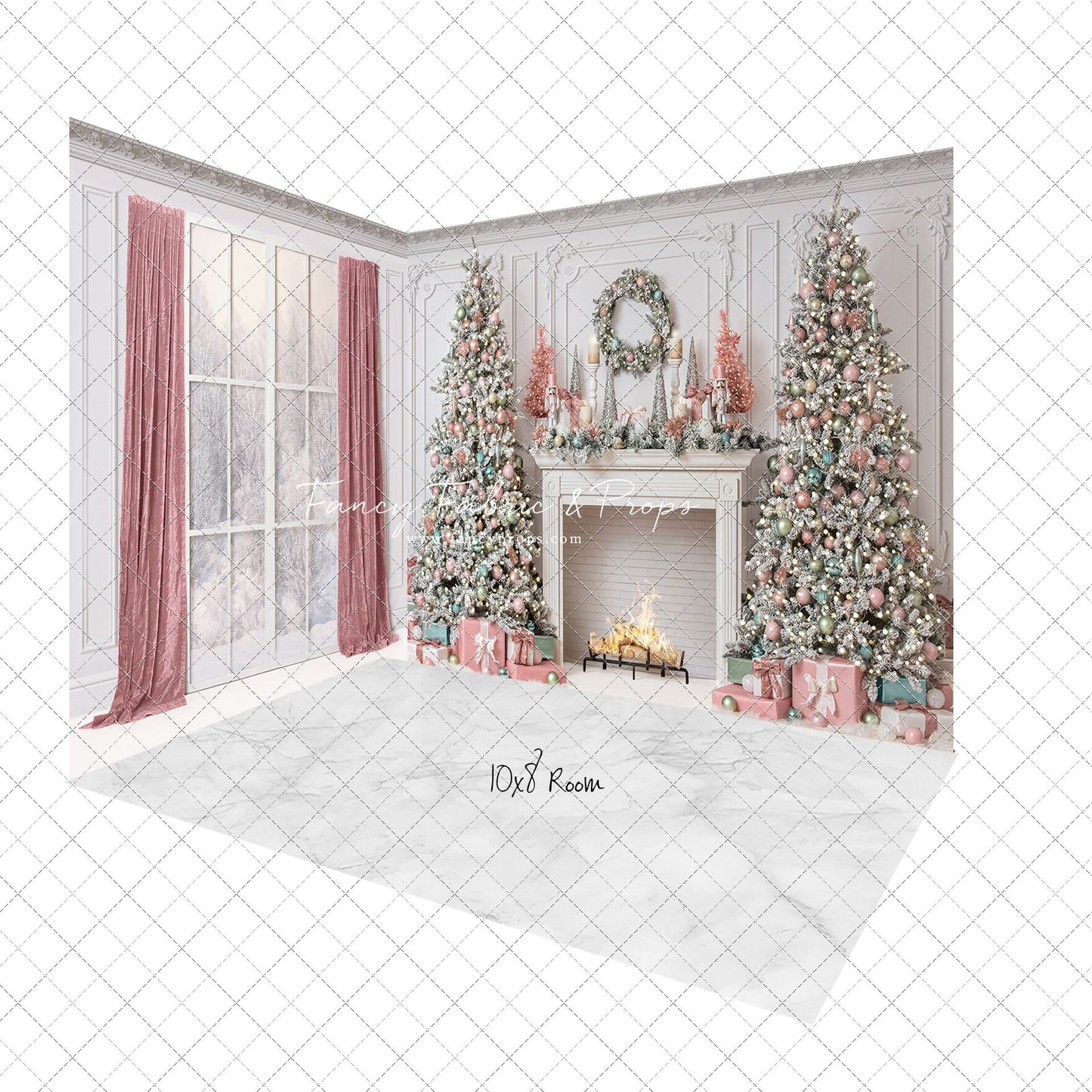 Pretty Pastel Mantle 2pc Room