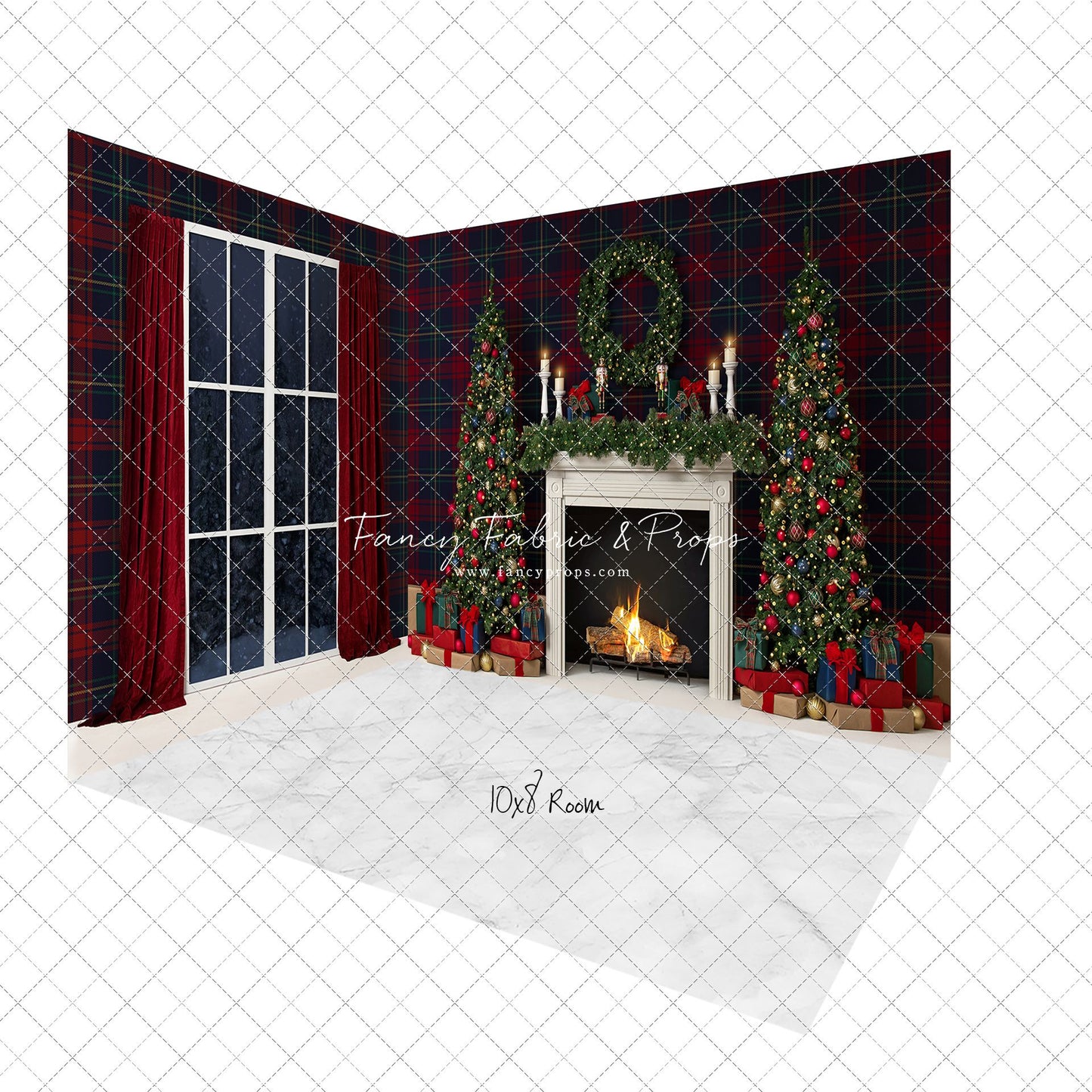 Tartan Traditional Mantle 2pc Room
