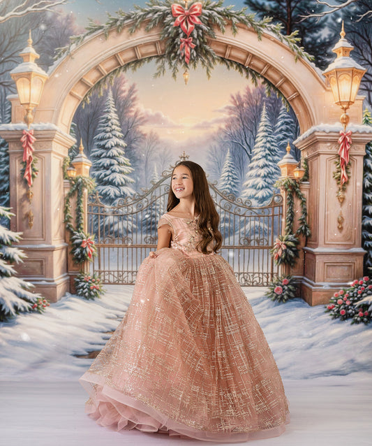 Snowfall At The Estate - with Sweep Option