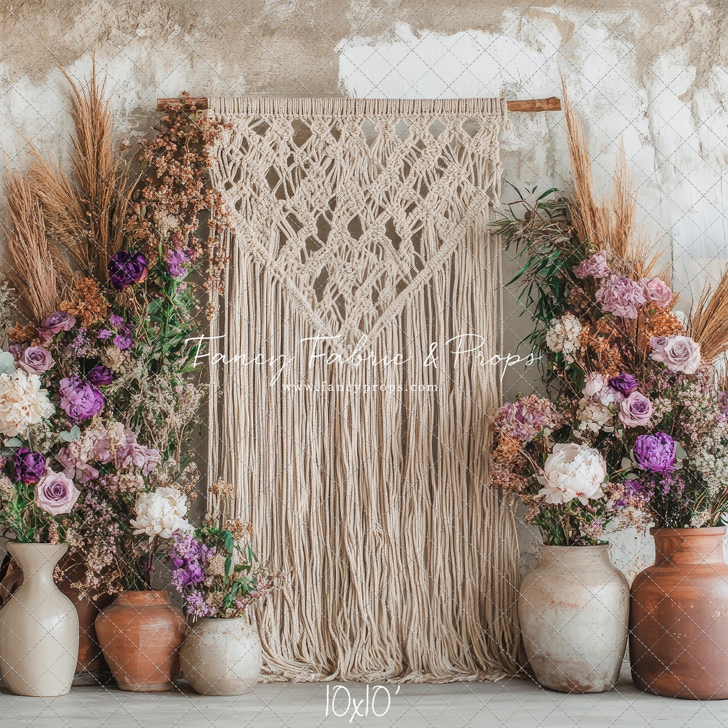 Floral Fringe Haven - With Sweep Option