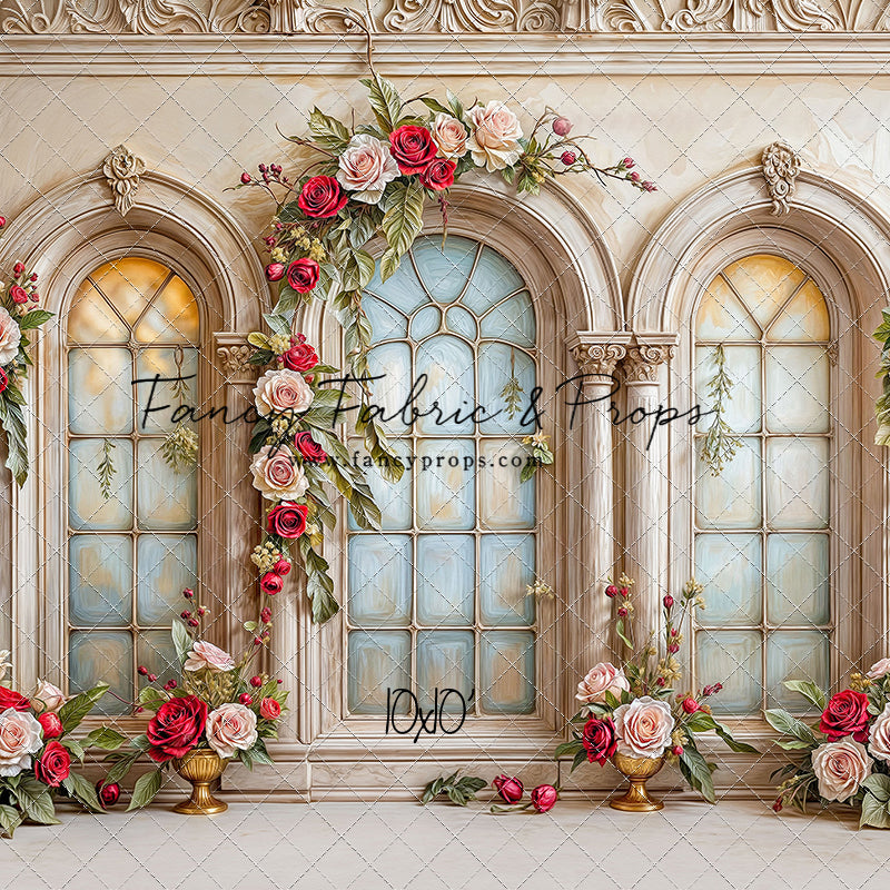 Gilded Holiday Windows - with Sweep Option