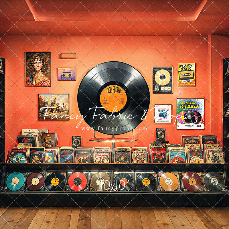 Vinyl Revival Room - Wood Floor Version