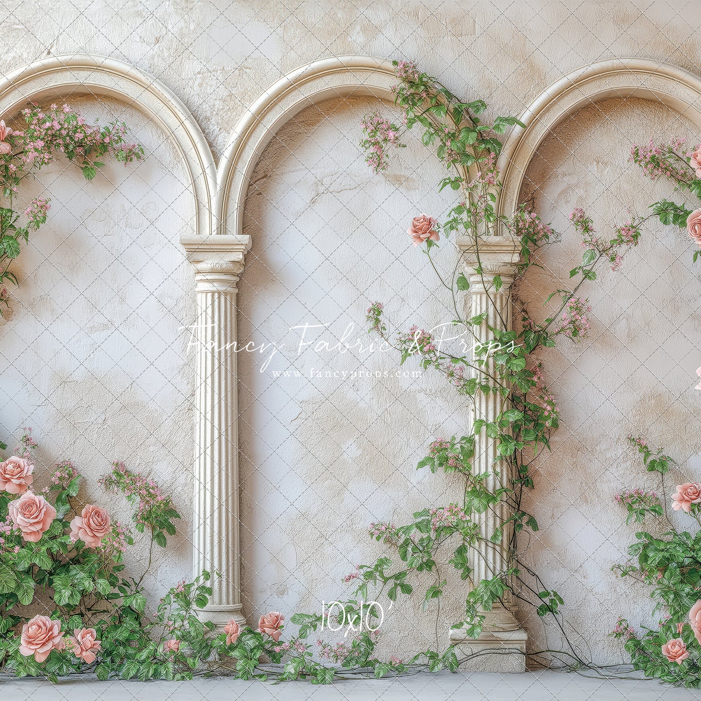 Whispering Rose Courtyard - With Sweep Option