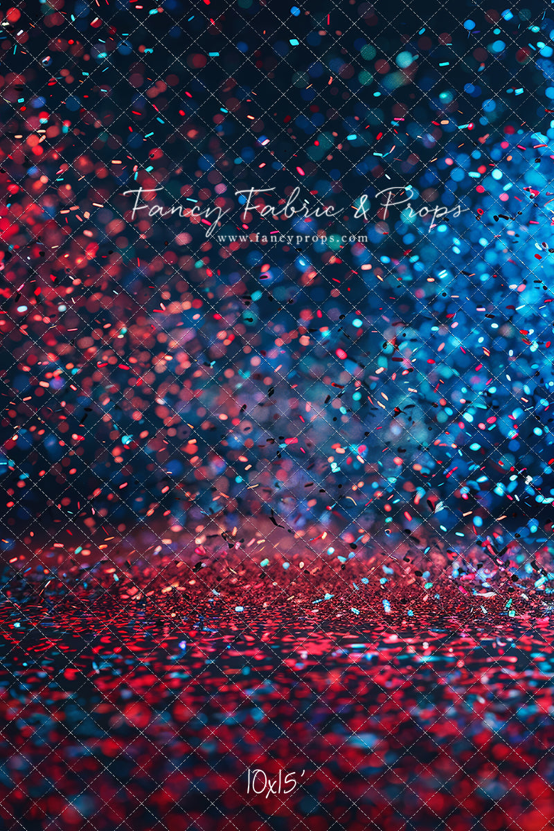 Red & Blue Stage Confetti - Sweep Sizes Only