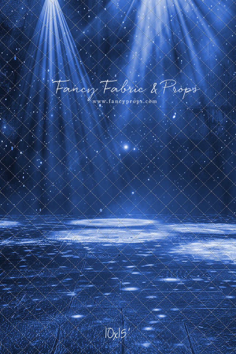 Blue Stage Lights - Sweep Sizes Only