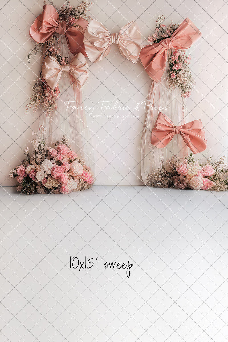 Bowtied Blush - With Sweep Option