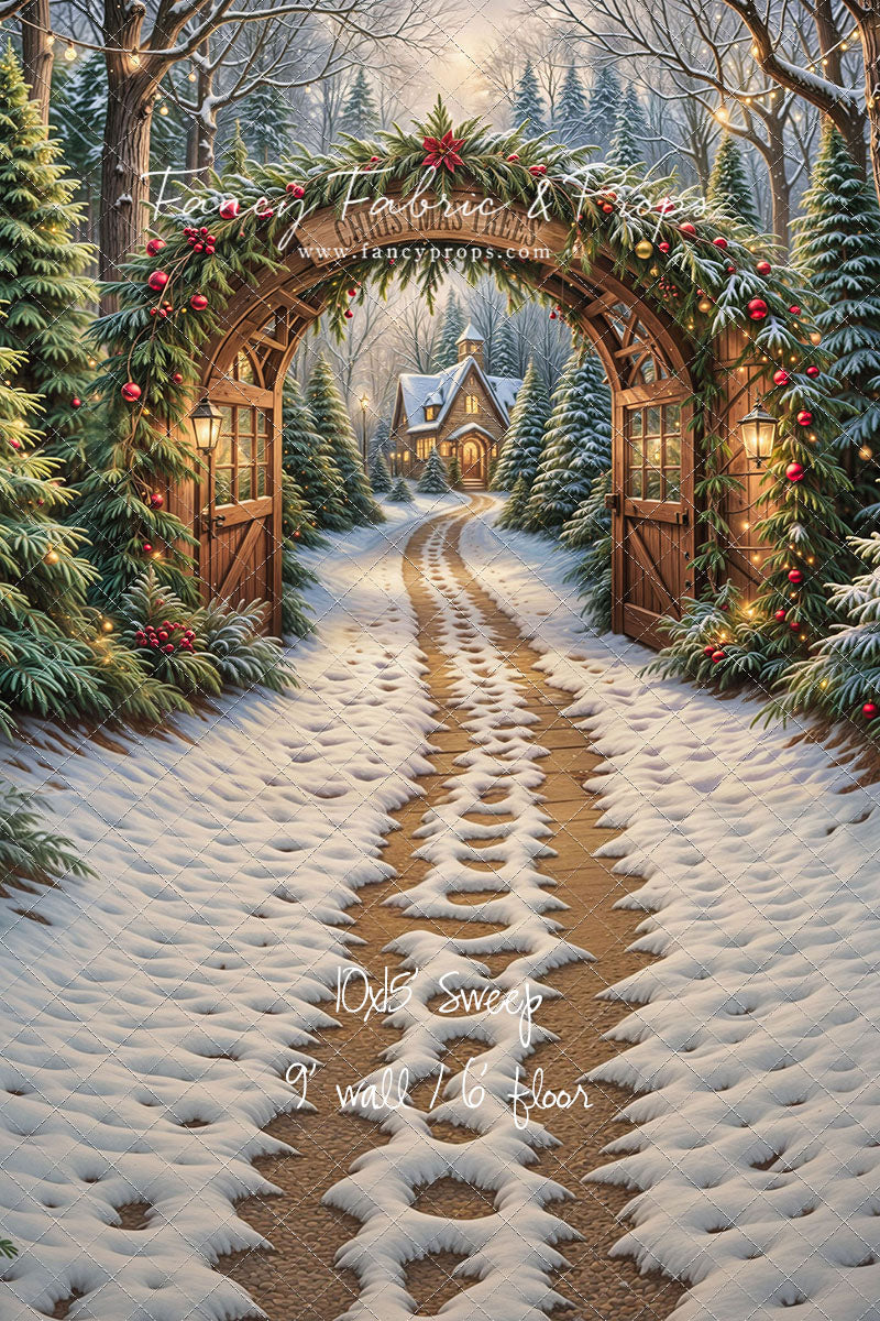 Christmas Path To Home - with Sweep Option