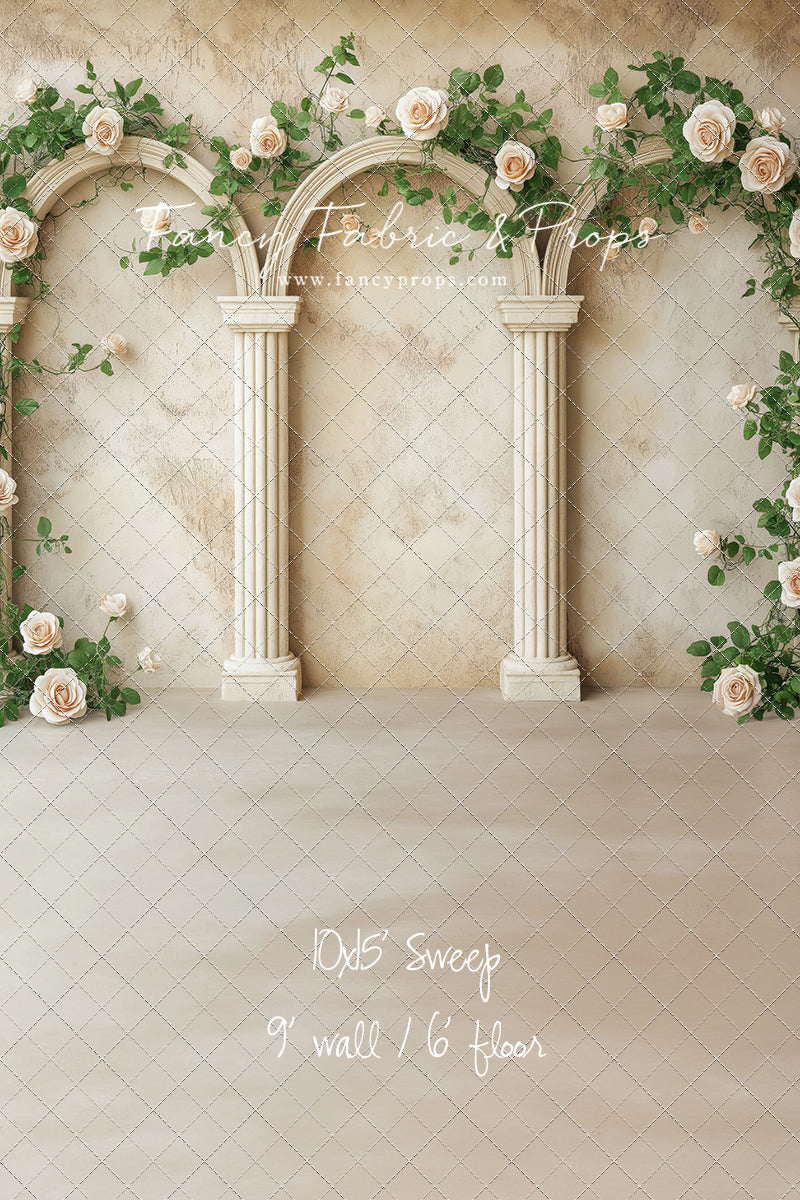 Ivory Arch Garden - With Sweep Option