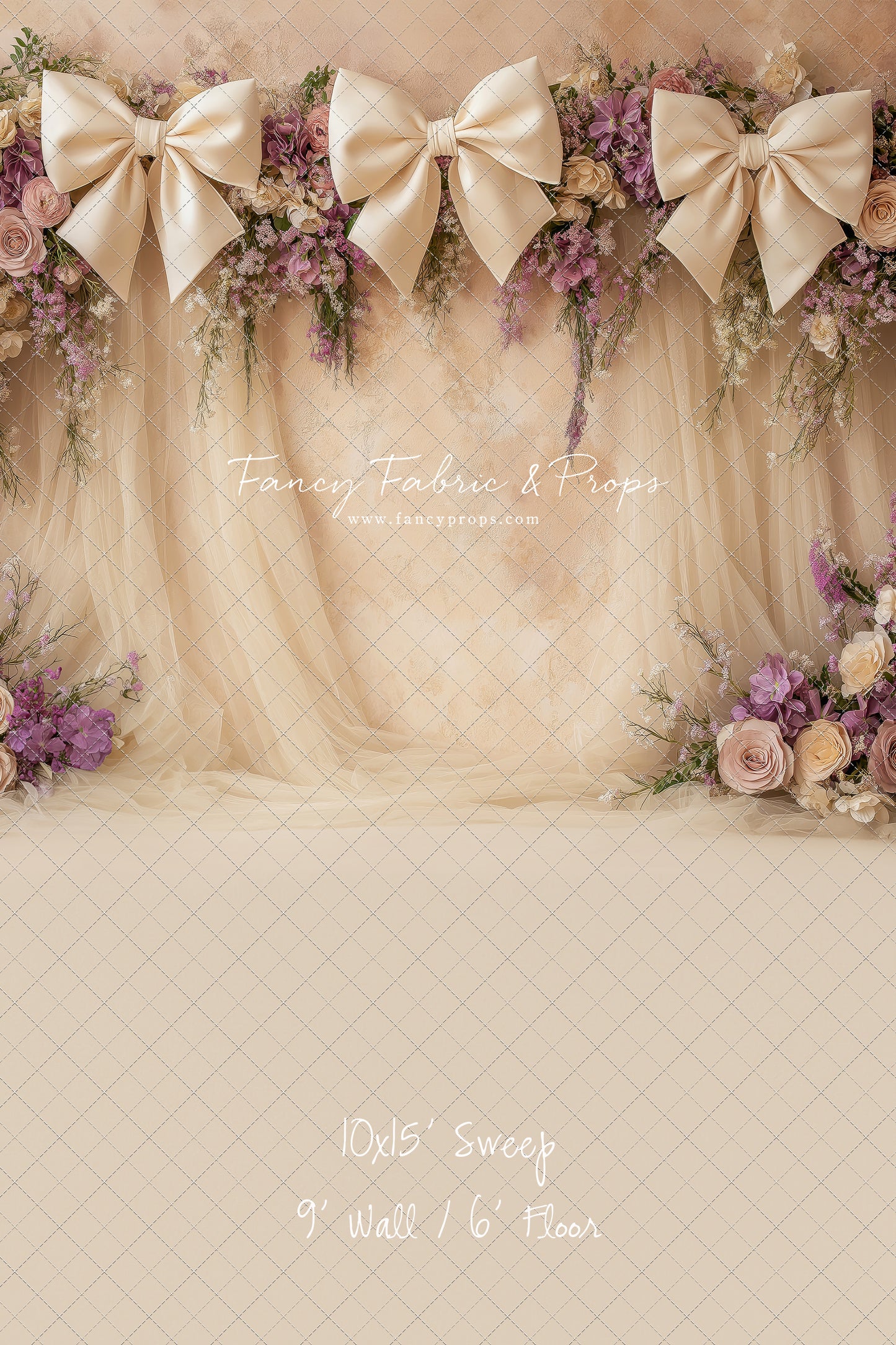 Luxe Lavender Blooms - With Sweep Option