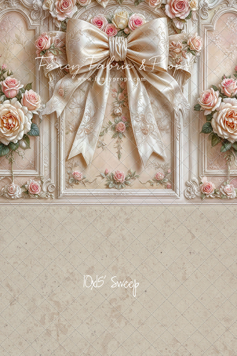 Ribbon & Pearl - With Sweep Option