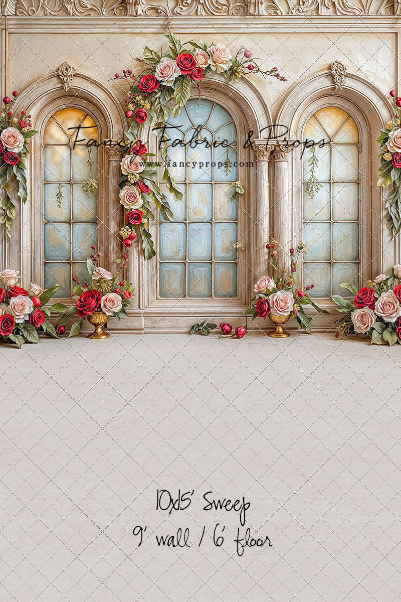 Gilded Holiday Windows - with Sweep Option