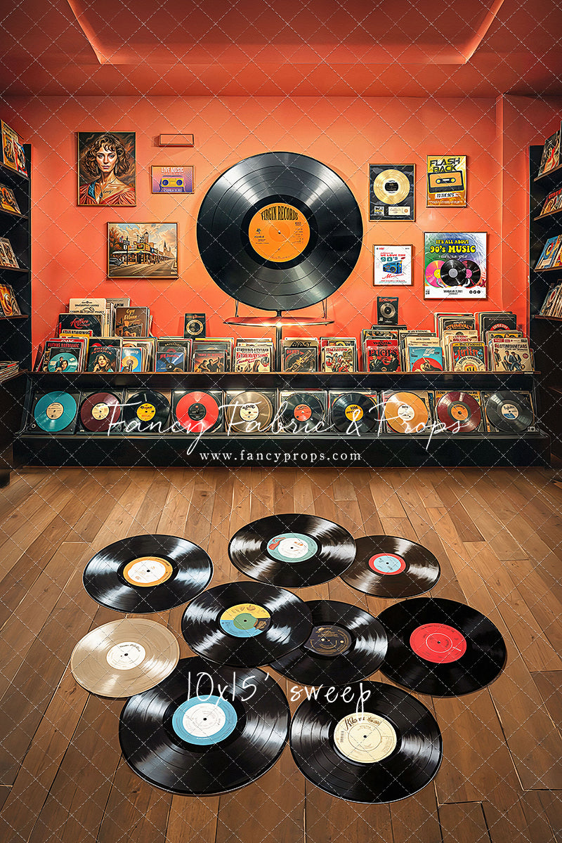 Vinyl Revival Room - Records Floor Version
