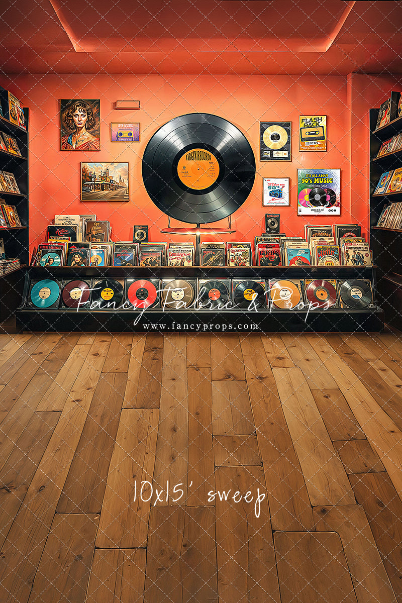Vinyl Revival Room - Wood Floor Version