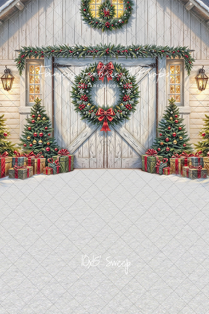 Winter Welcome Barn - with Sweep Option