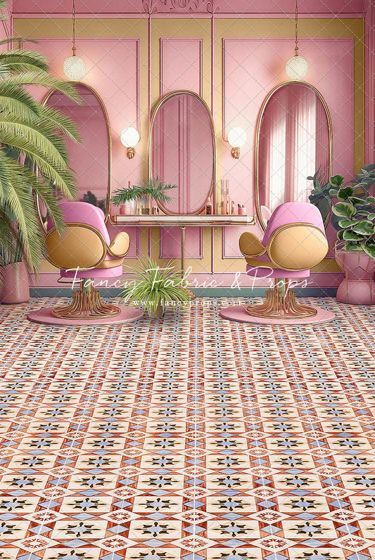 Teresa's Vanity - Tile Floor Option - With Sweep Option