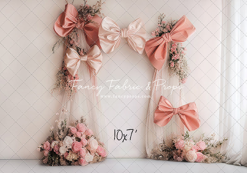 Bowtied Blush - With Sweep Option