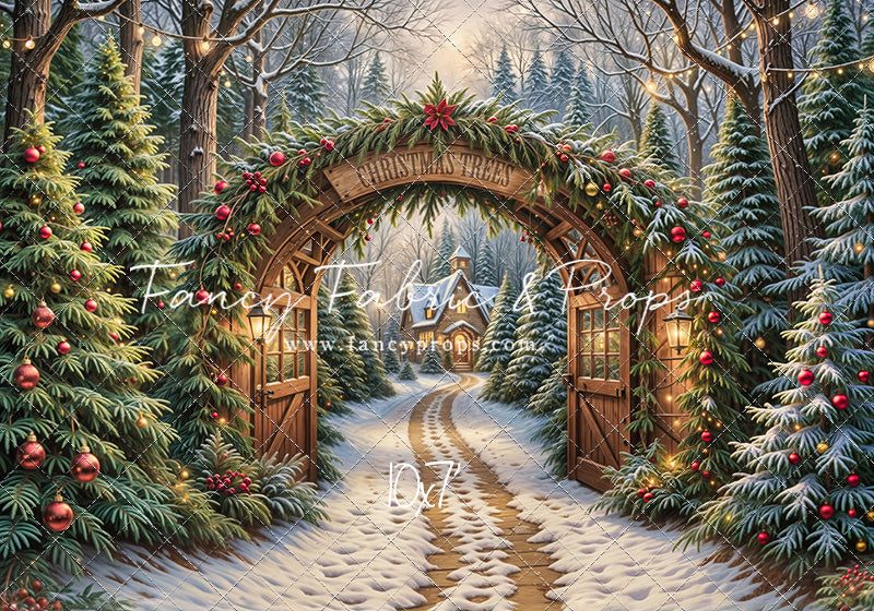 Christmas Path To Home - with Sweep Option