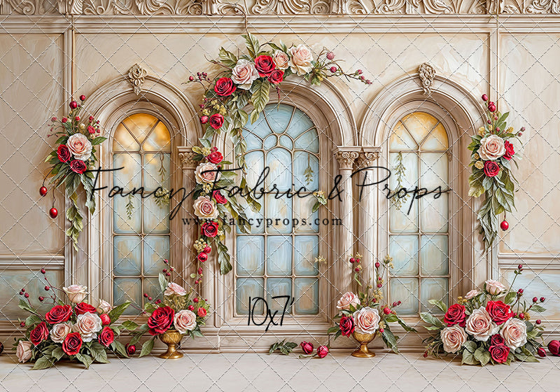Gilded Holiday Windows - with Sweep Option
