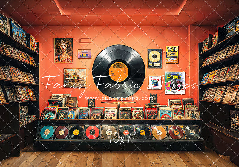 Vinyl Revival Room - Wood Floor Version