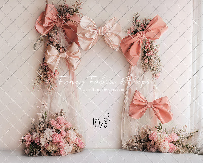 Bowtied Blush - With Sweep Option